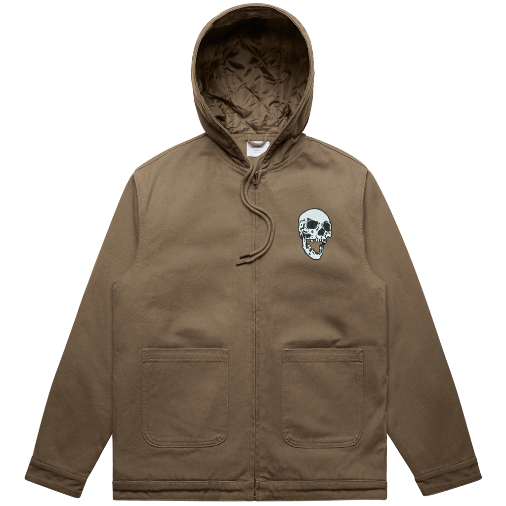Skelly Walnut Canvas Hooded Jacket