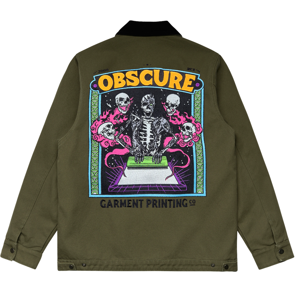 Skelly Army Canvas Cord Collar Jacket